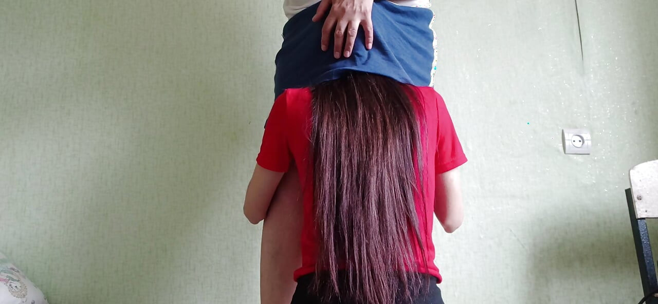 My Shy Neighbor Climbed Under My Skirt Without Asking, but I Liked It
