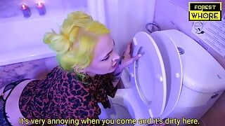 Грязный разговор: Я учу тебя, как чистить туалет