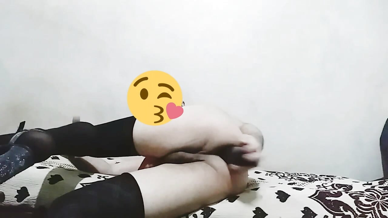 SofiBlack taking anal pleasure with dildo