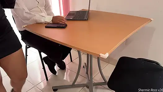 "When you don't meet your sales goals and your boss calls you into his office..."