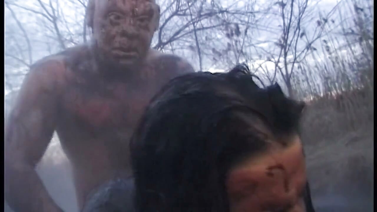 Muddy MILF Takes Thick Cock in Both Holes
