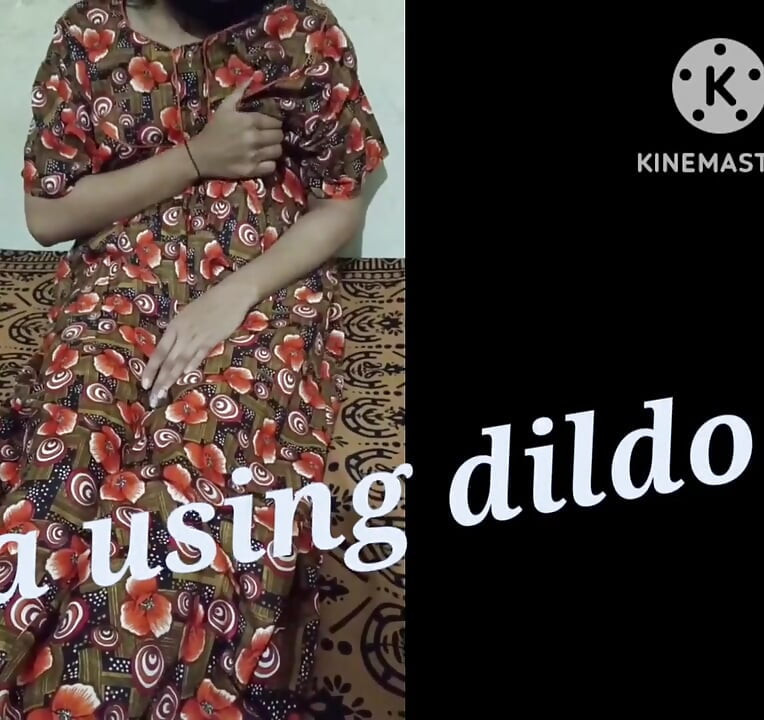 Meena Using Dildo to Satisfy Herself When No One Is Available to Fuck Her