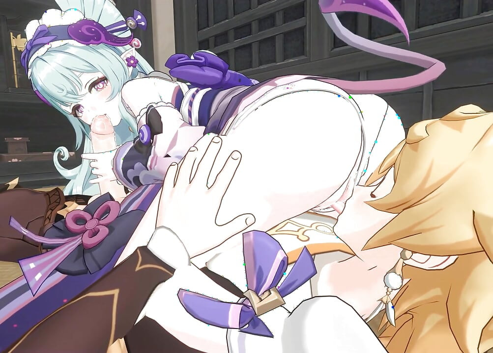 Genshin Impact- Mizuki Works Out Your Stress with a Lewd, Slippery Sex Session - 3D Hentai Animation