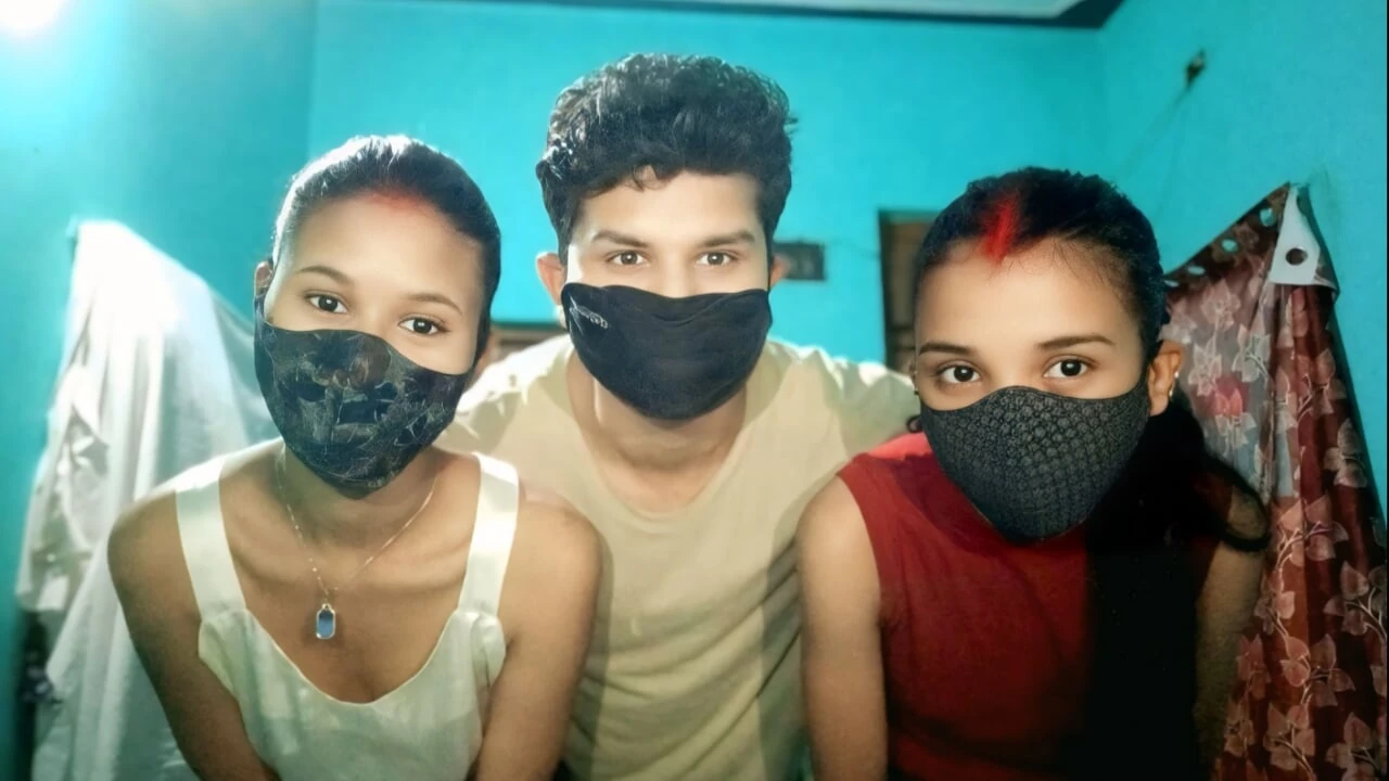 First time,threesome,indian