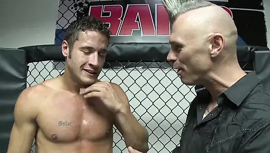 Busty big booty ring girl fucks big dick winner