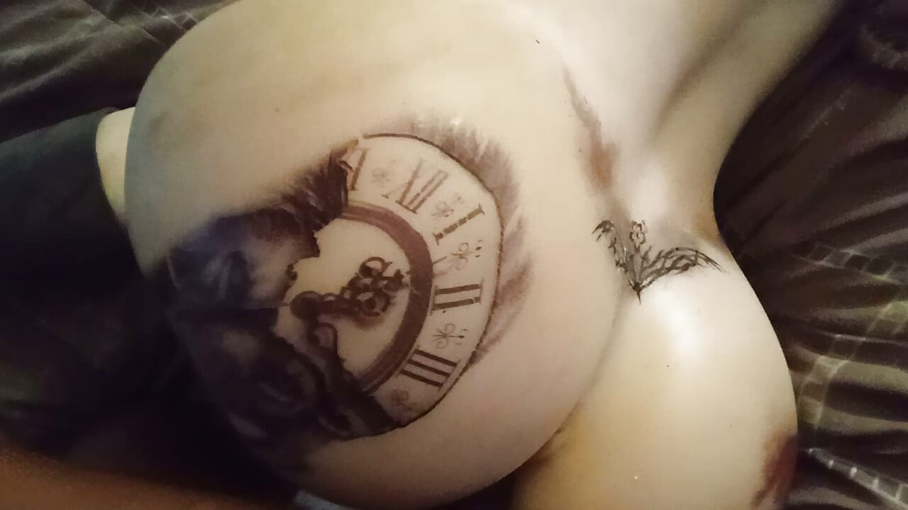"Booty-Full " Tatted-Up, (Asian X Bunnie)...Likes it up The Arse' !!