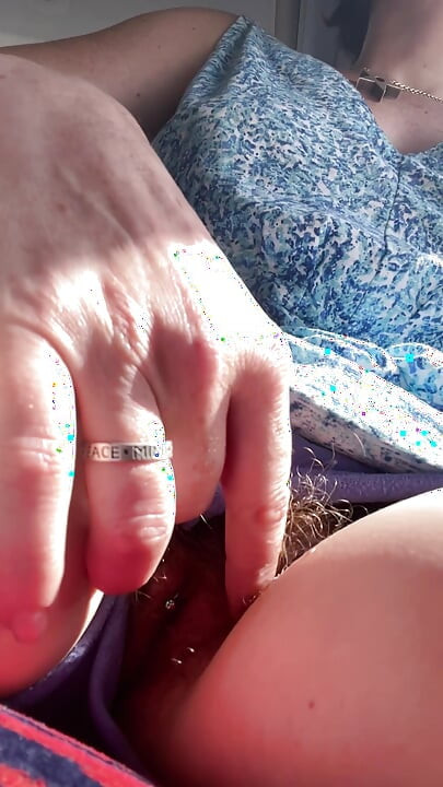 Stepmom Plays with Her Smelly Pussy at the Back of the Bus, Then Sniffs and Sucks Her Stinky Fingers!