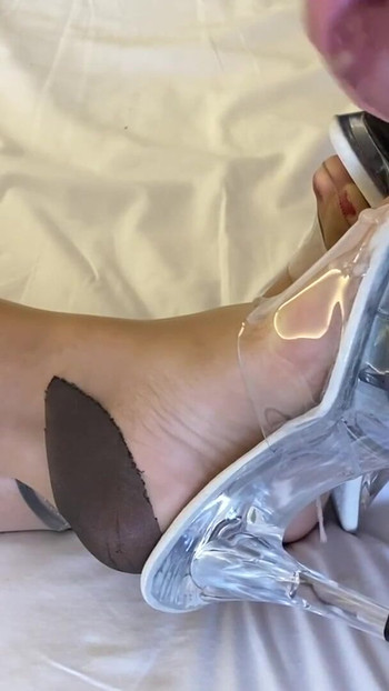Jaw-dropping moment from "Cum on Shoes Compilation 2"