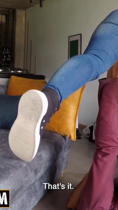 I made my cute LATINA neighbor scream hard with my cock like her BOYFRIEND wasnt next door | Clip 1