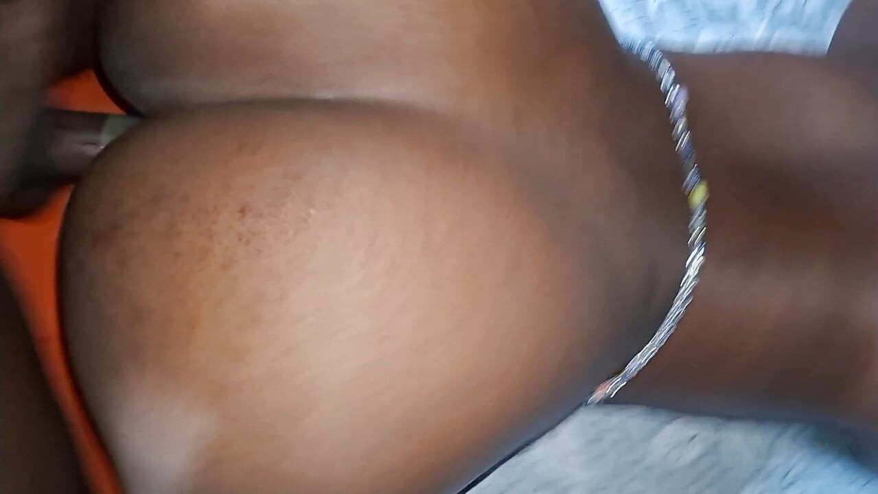 I fuck this whore's big butt while she's on the phone with her sister.