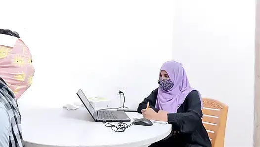 Hijabi Hot bank manager fuck by desi village Farmer Desi chudai xxx