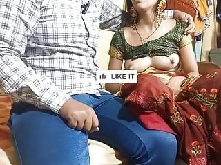 La esposa de un amigo por primera vez se comparte conmigo - hablar sucio, sexo hindi