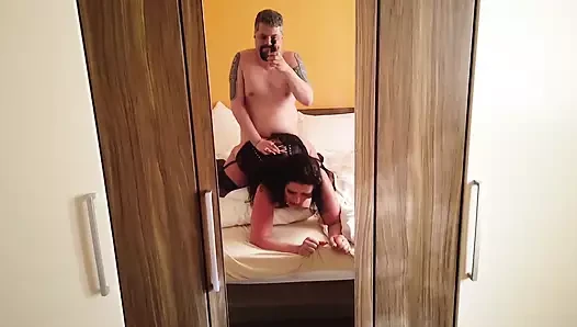 Chubby Black Haired Babe Gets Fucked POV Missionary, Reverse Cowgirl and Anal and Then Receives Cumshot