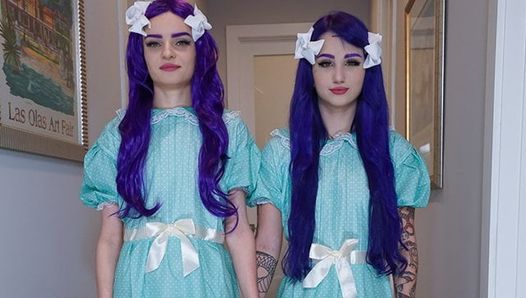 Come Play With Us! Evil Twin STEPSISTERS Suck Me OFF