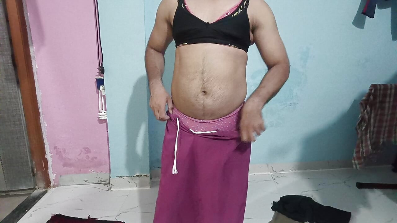 One by one, I put on all my wife's clothes.
