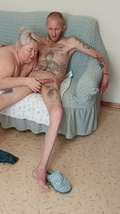 Captivating moment from "neighbor sucks cock so well until I cum"