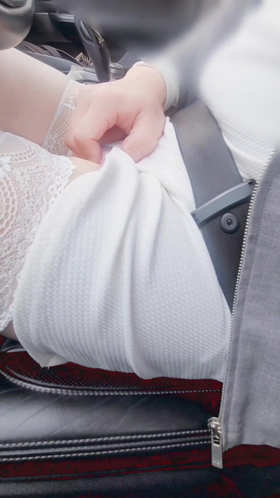 Driving to work at the morning, dressed like a slutty whore underneath a formal suit. | Clip 2