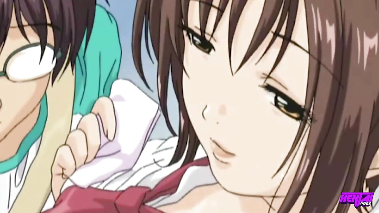 HENTAIプロ - オタクワタルの胸の妄想が現実化、豊満な義理姉妹トモカと文江のいたずらなライバル関係