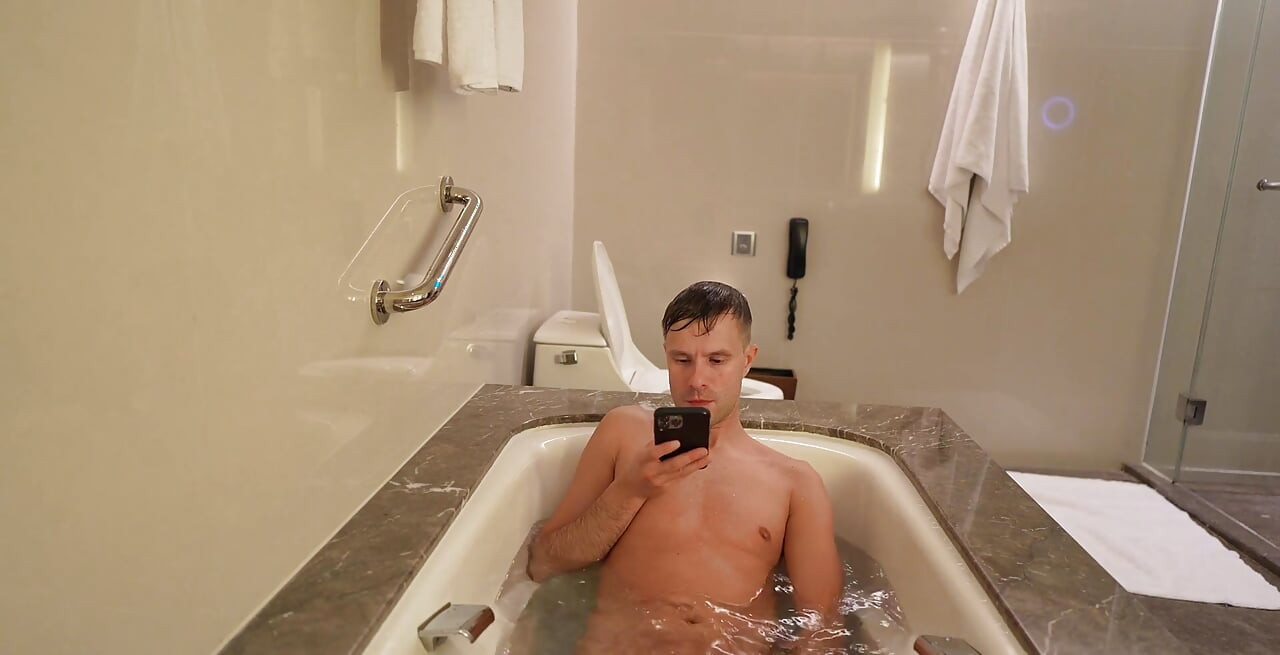 Λίγη χαλάρωση στο μπάνιο από το καλοκαιρινό μου ταξίδι στην Κίνα