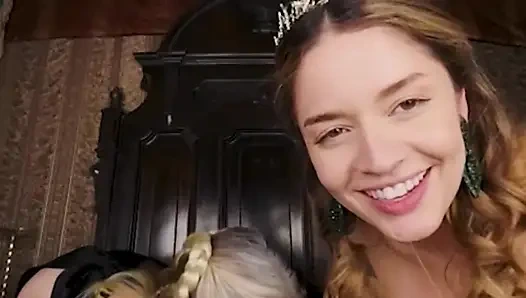 Vrcosplayx vanessa vega ve anna claire clouds ile ejderhaların üçlü dansı bölüm 1