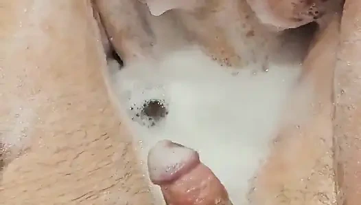 Before Mutual Masturbation in Bathroom Sexy Wife Loves to Suck Dick