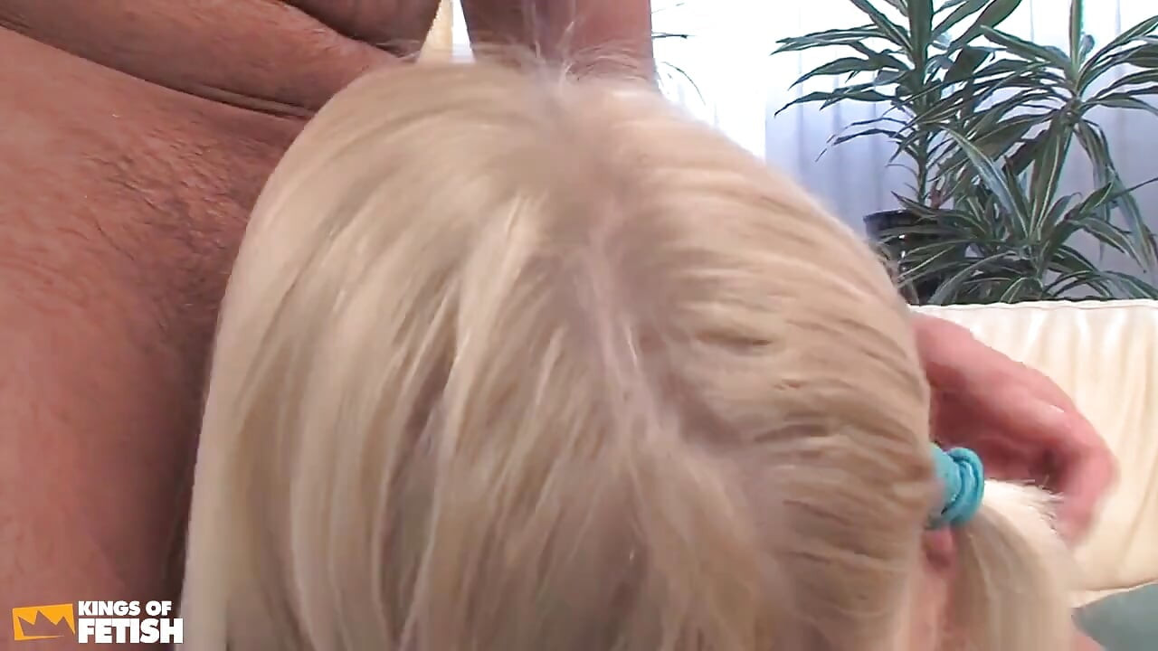 Blonde Teen Gets Her Wet Cunt Drilled by a Guy in Different Positions