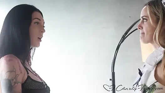 Charlotte Sins Employs Charlie Forde For Pussy Cleaning And Fingering
