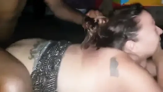 WildEnglishBBW BBC Nata4sex licking, fingering my pussy squirting hardcore pounding