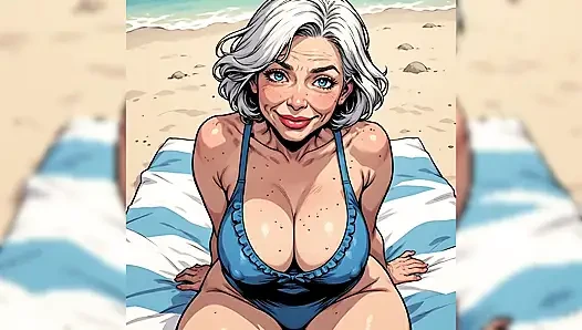 Sevimli ve seksi plaj hatunları