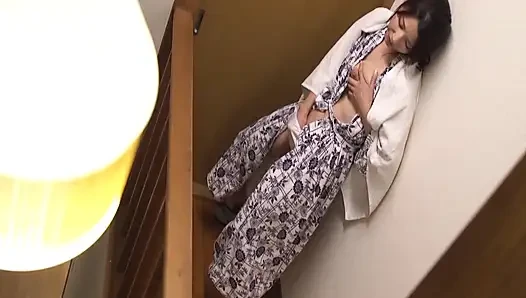 A109G10 A beautiful mother-in-law who accidentally witnessed the sex of her daughter and her husband... Her son-in-law's young doesn't get her crotch wet, but she is disturbed and drowns in forbidden SEX!