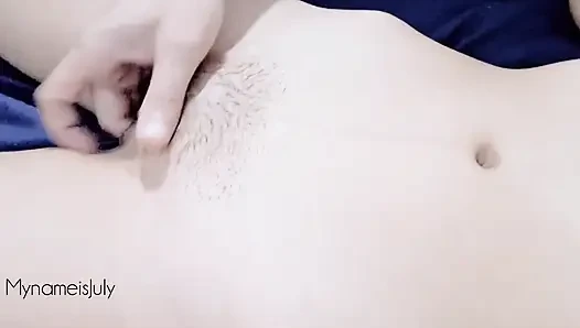 I find a little Thai masturbating and I start to put my full hand in her