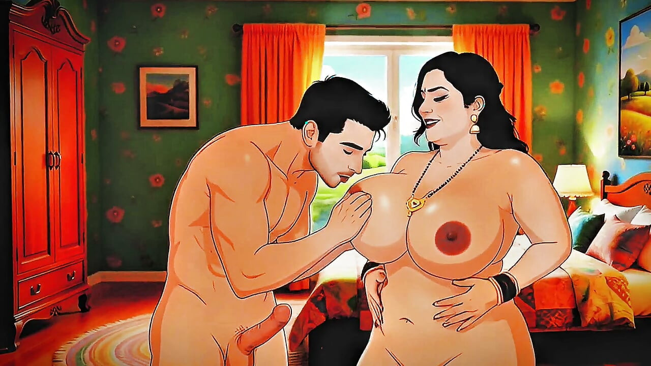 Geil met grote tieten tante verleidt en geneukt