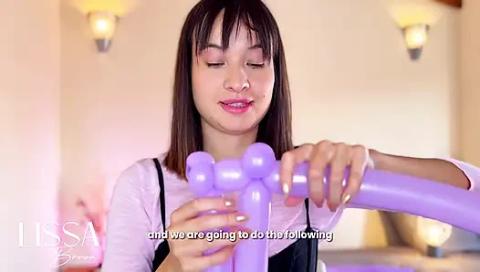 Пособие по платье с воздушным шариком