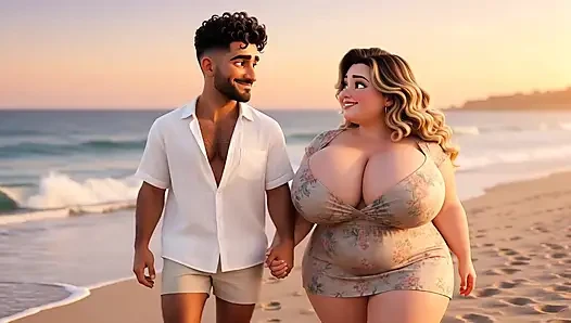 "Curvy Girl Flew For Holiday Sex - She Promised To Return" "Short Film