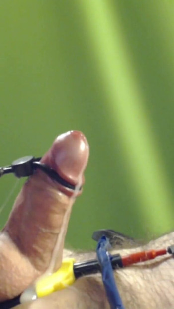 Powerful moment from "Assorted estim cumshots"