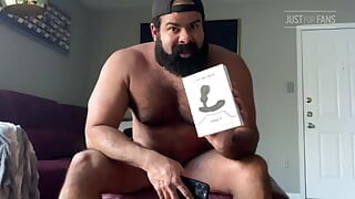 Muscle Bear Anal Toy test