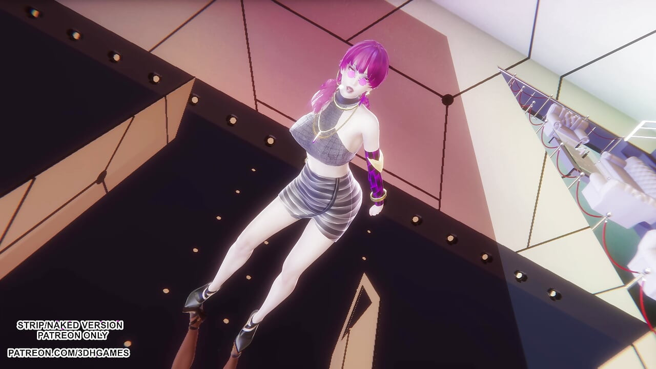 MMD MAMAMOO - Starry Night Evelynn Sexy Kpop Dance League of Legends Hentai Uncensored 4K 60FPS