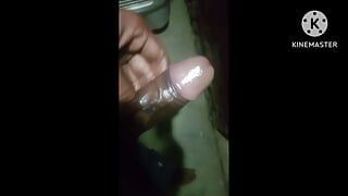 Video de masturbación, escena nocturna conmigo