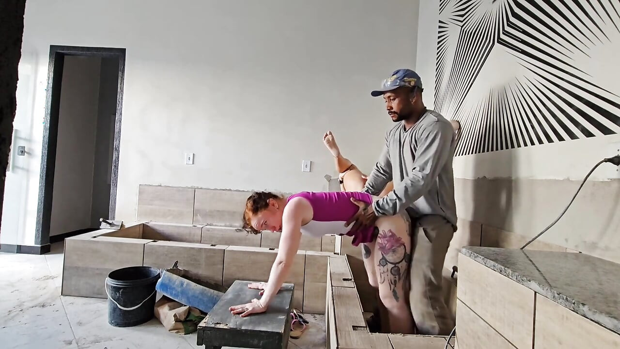 The Construction Worker Was Very Pleased When He Received a Visit From His Bosses at the Construction Site.