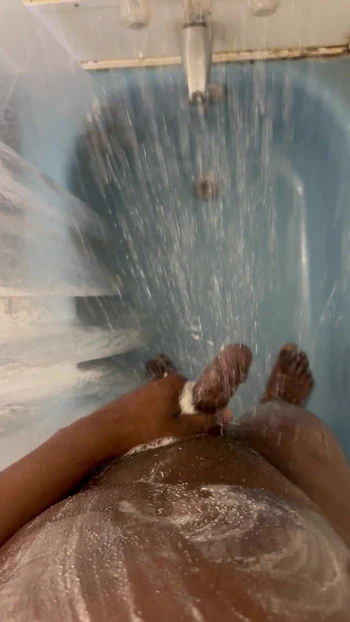 Showering My Soft Dick!