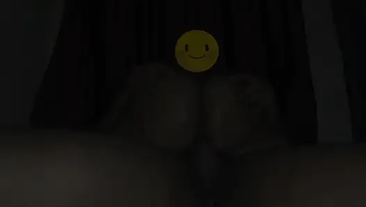 Ritt seinen schwanz zu einem schnellen grinding-creampie