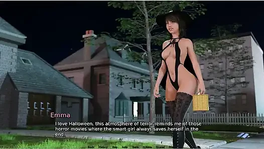 Laura Lustful Secret - Gameplay -roleplay -halloween Tales Part 1 - Emma Joins Truth or Dare Party on Halloween