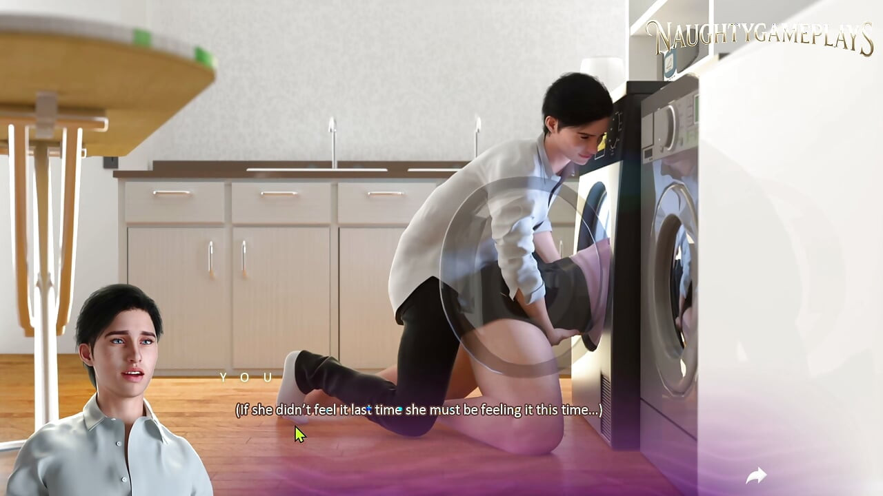 stepson fucks stepmom while she's stuck in washing machine - Apocalust Part 04 By psychodelusional - 3D Game Replay