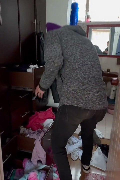 Goth Girl Finds a Stranger in Her Room, Then Rides Him