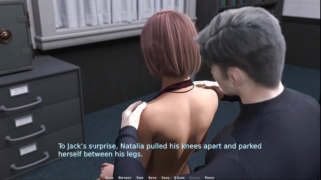 Awam Sophia in Another Life - Stepson Jack's Threesome in the Time Machine and Fucking His Hot Professor in Her Office