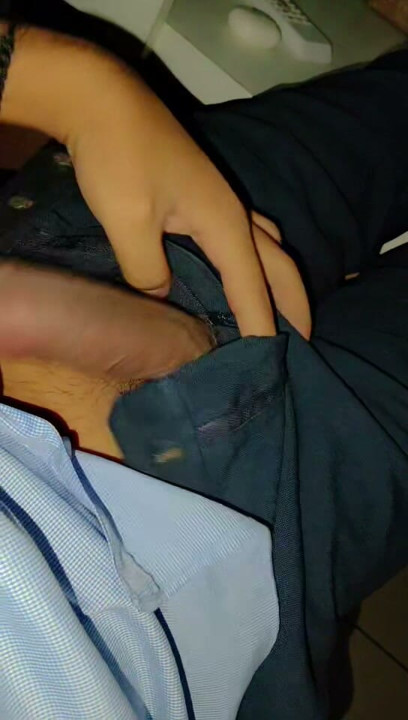 Ofiste sıcak büyük yarak