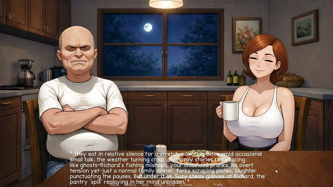 Grandpa Lesson Taboo Hentai Game Ep.3 He Dick Slap His Grandson Wife!