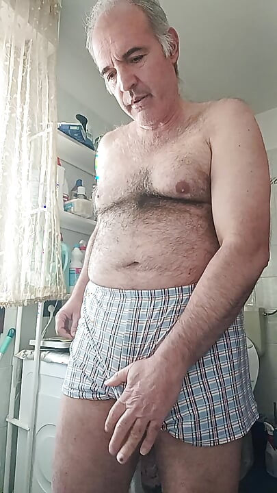 A Cumshot in the Bathroom Before Going Out
