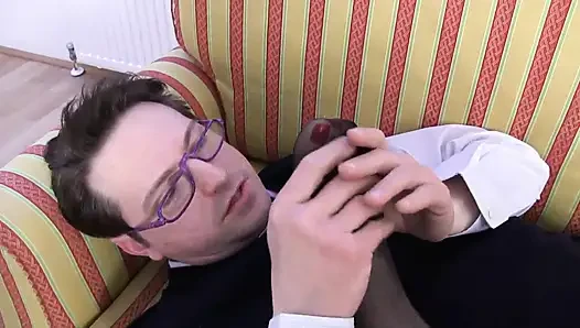 Foot worship is his passion