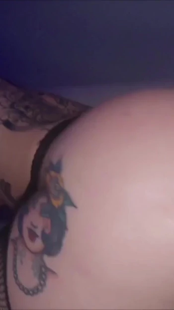 Stunning moment from "Tatted sexy white minx gets pounded by multiple big black cocks"